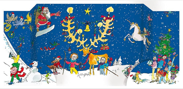 Quentin Blake Large Fold-Out Advent Calendar