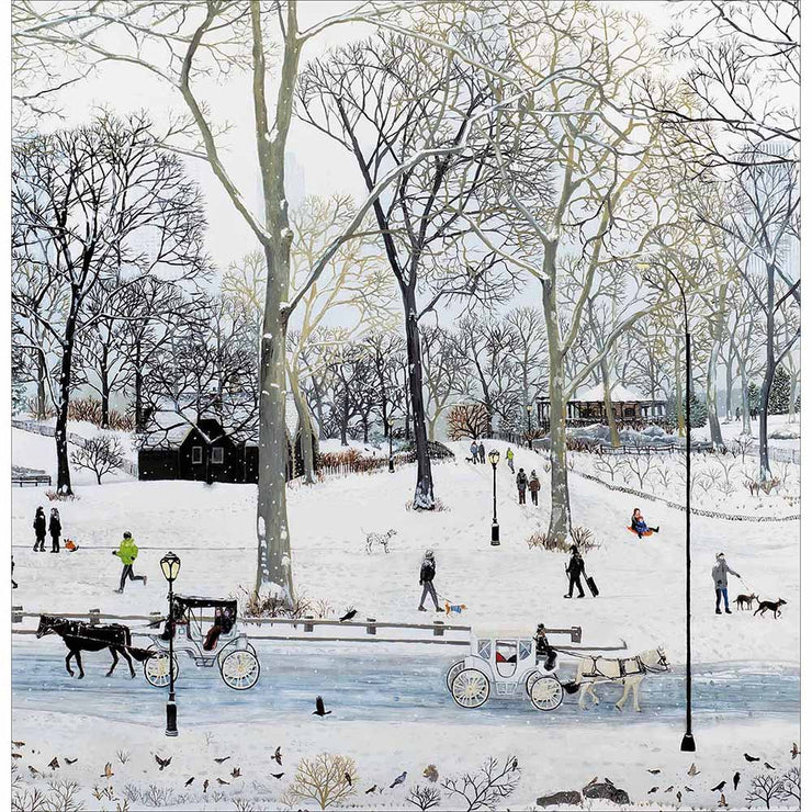 Central Park in the Snow Christmas Card