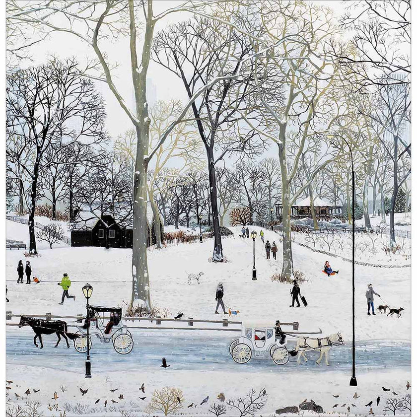 Central Park in the Snow Christmas Card