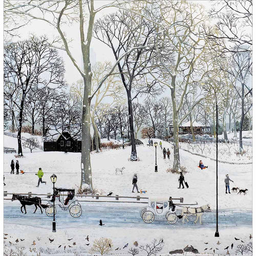 Central Park in the Snow Christmas Card