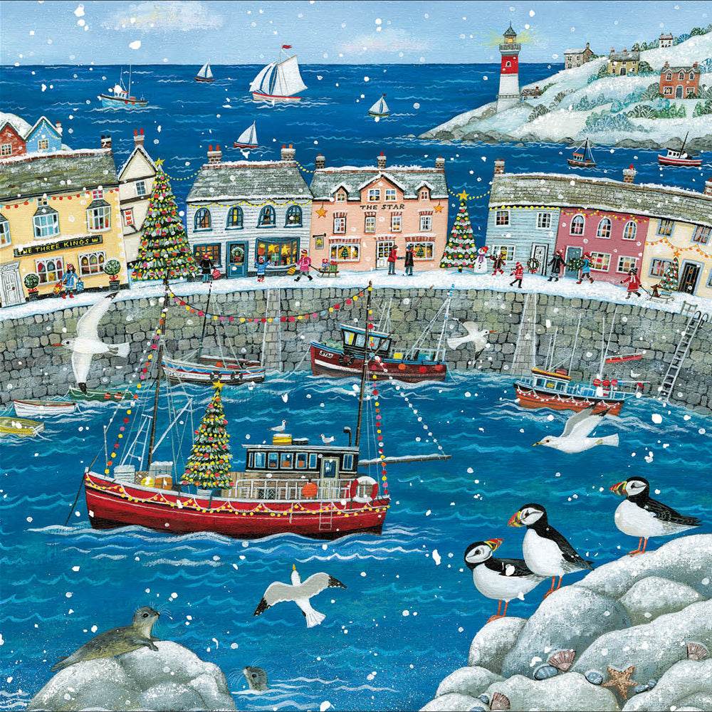 5 Seaside Celebrations Charity Christmas Cards - House of Cards