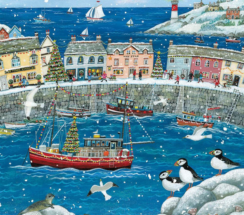 5 Seaside Celebrations Charity Christmas Cards - House of Cards