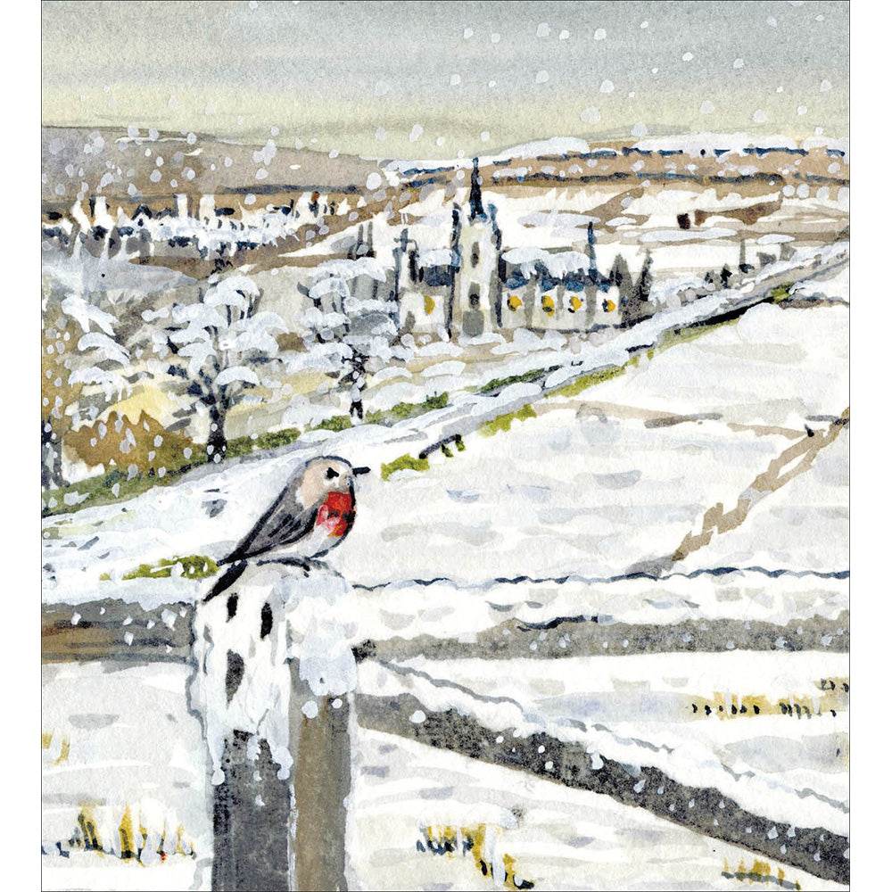 5 Winter Village Charity Christmas Cards - House of Cards
