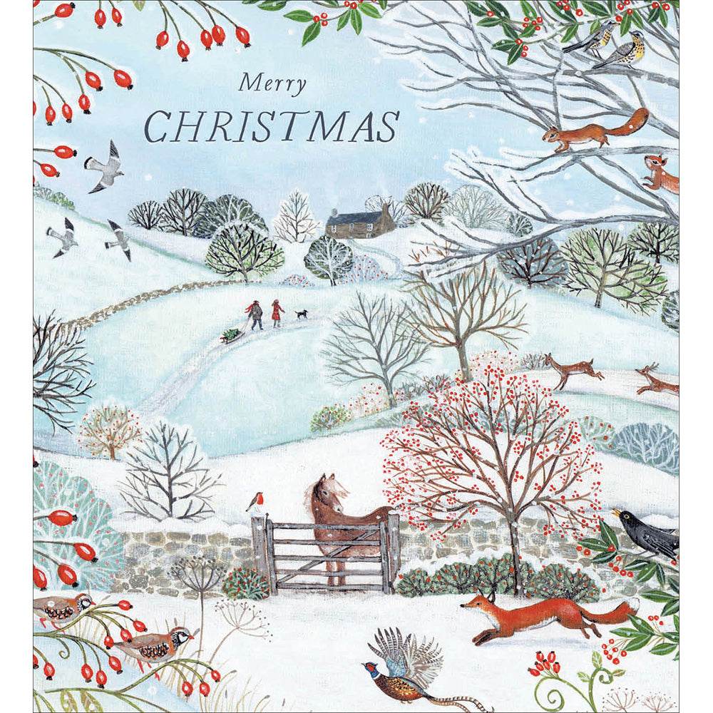5 Winter Wonderland Charity Christmas Cards - House of Cards