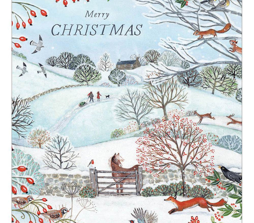 5 Winter Wonderland Charity Christmas Cards - House of Cards