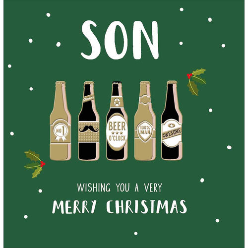 Son Beers Merry Christmas Card