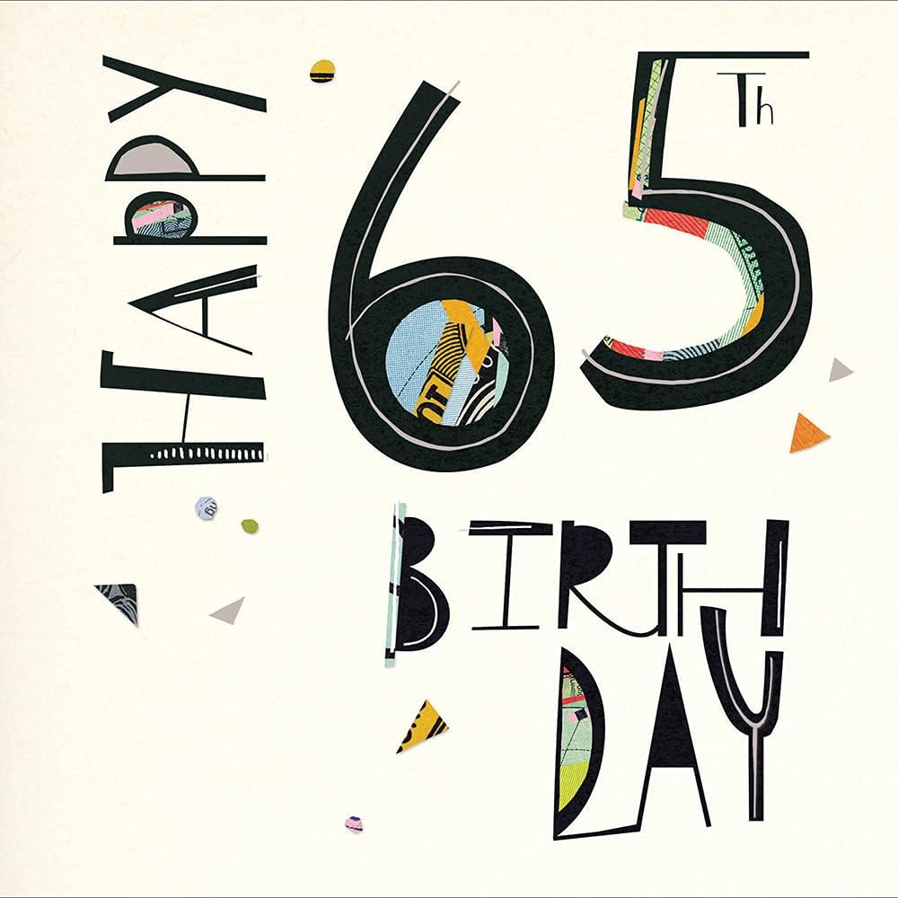 Happy 65th Birthday Card