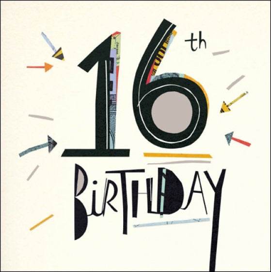 16th Happy Birthday Card - House of Cards
