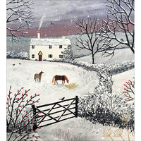Box of 8 Snowy Winter Farmyard Christmas Cards