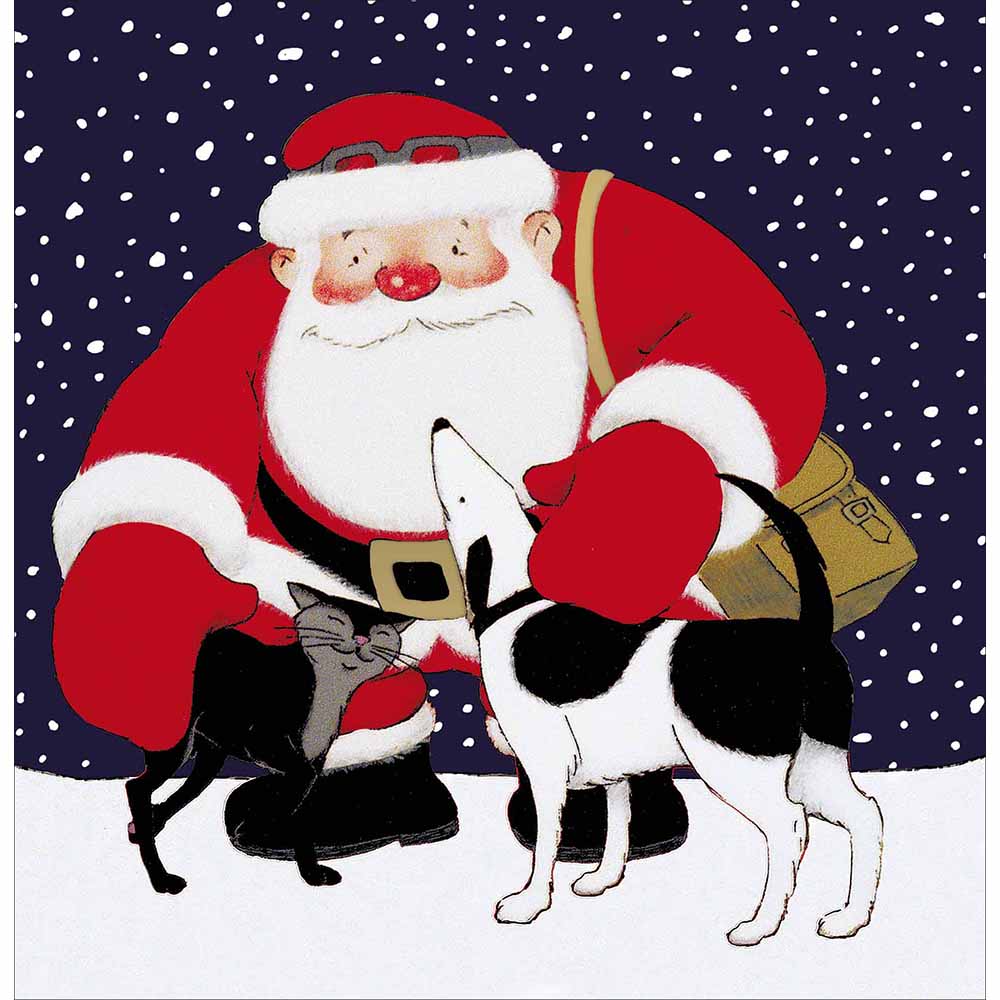 Box of 6 Raymond Briggs Father Christmas Cards