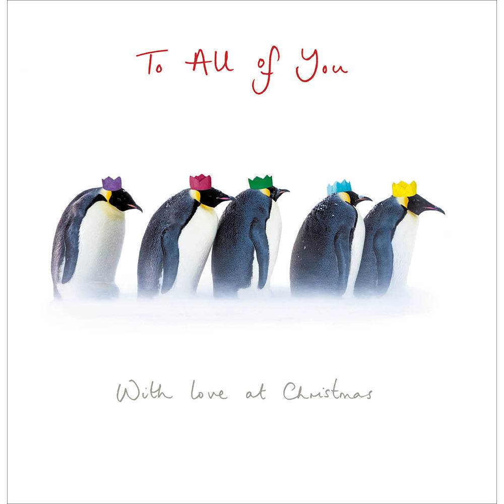 Penguins To All of You Christmas Card - House of Cards