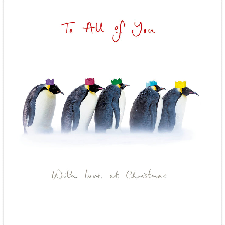Penguins To All of You Christmas Card