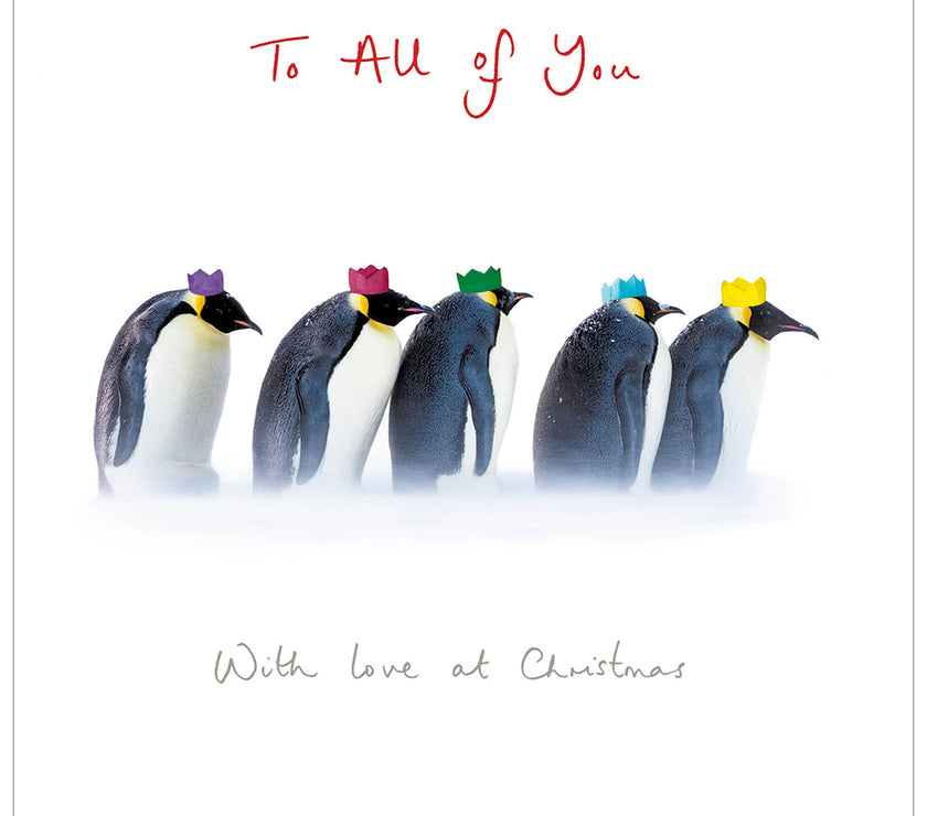 Penguins To All of You Christmas Card