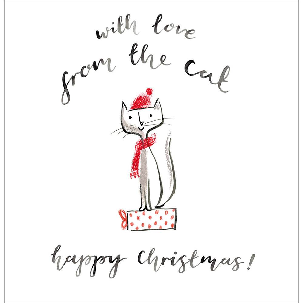 From The Cat Happy Christmas Card - House of Cards