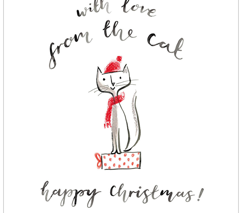 From The Cat Happy Christmas Card