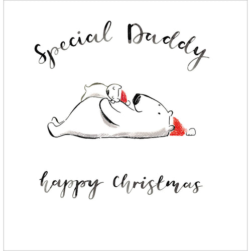 Special Daddy Polar Bear Christmas Card