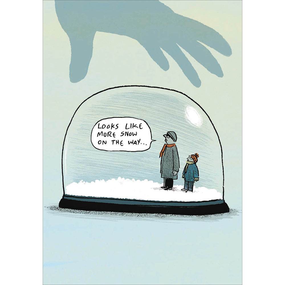 Snow on the Way Christmas Card - House of Cards