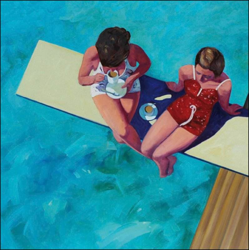 Tea on the Diving Board Birthday Card - House of Cards