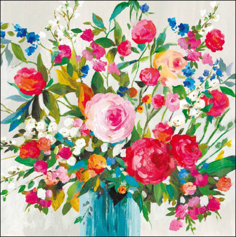 Flowers In Bloom Birthday Card