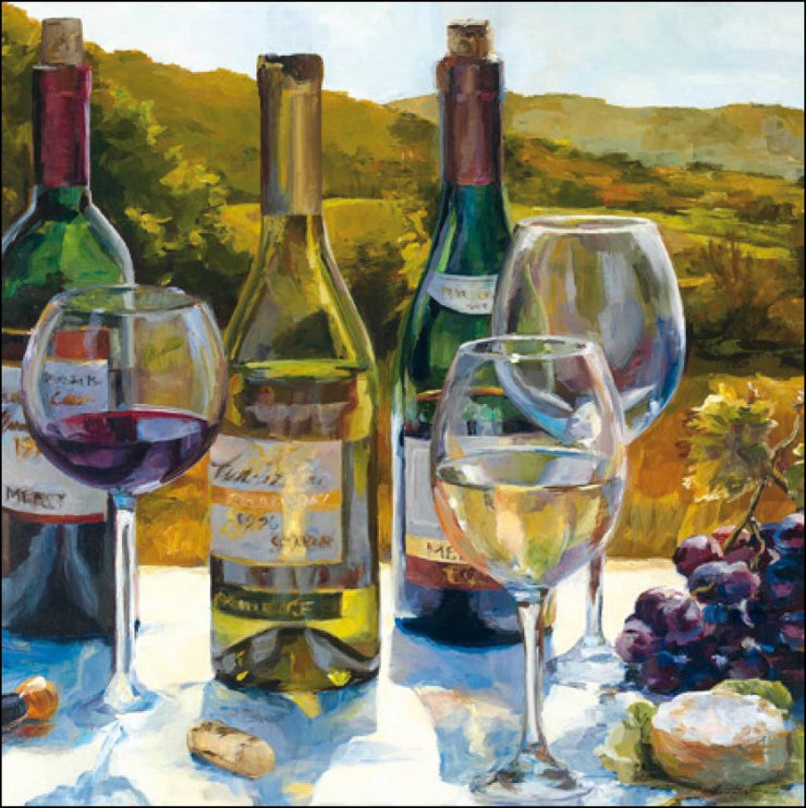 Wine and Cheese Birthday Card
