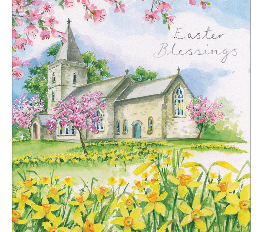 Easter Morning Church Easter Cards