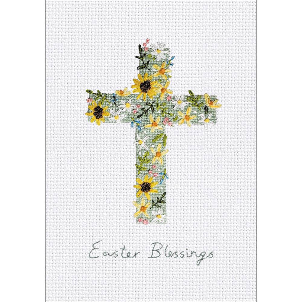 Embroidery Easter Card - House of Cards