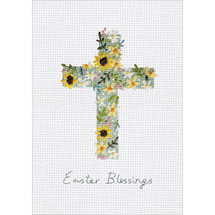 Embroidery Easter Card