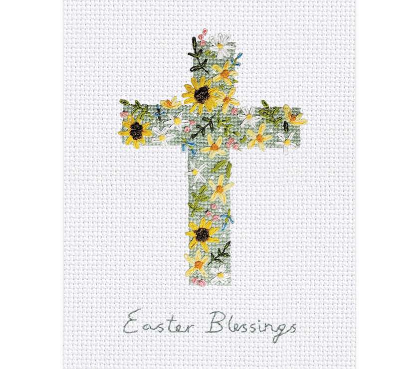 Embroidery Easter Card