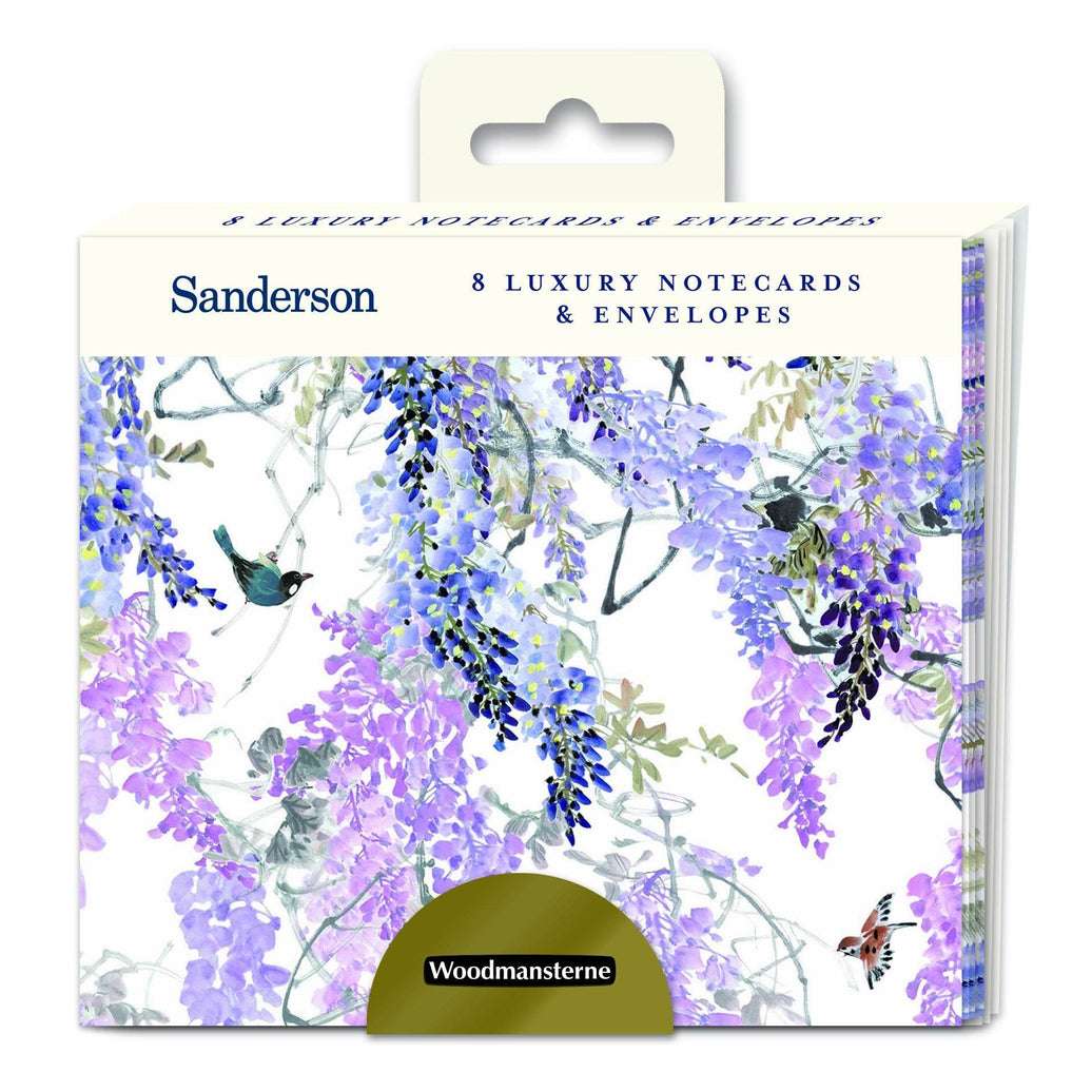 Sanderson Flower and Bird Notelets - House of Cards