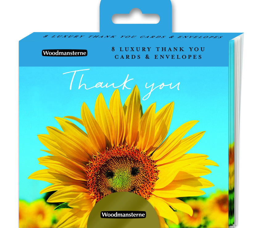 SmiSunflower Thank You Cards