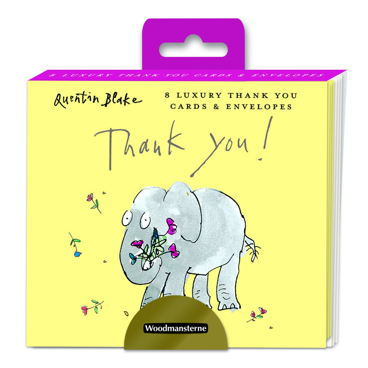Quentin Blake Elephant Thank You Cards