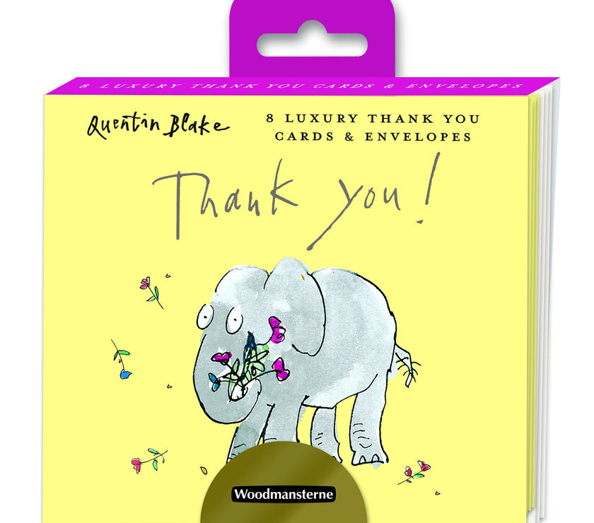 Quentin Blake Elephant Thank You Cards