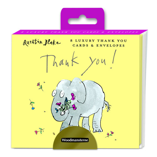 Quentin Blake Elephant Thank You Cards