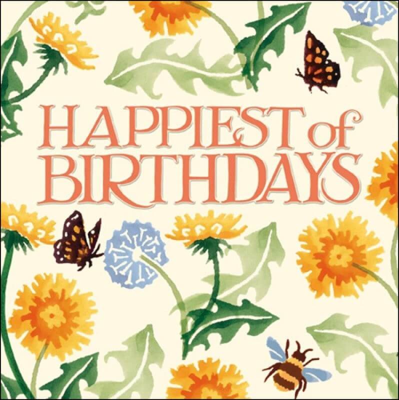 Emma Bridgewater Dandelion Birthday Card