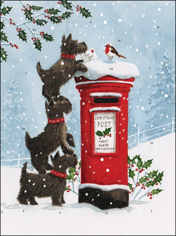 Large Scottie Dogs Advent Calendar