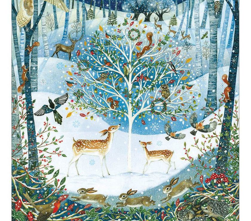 5 Magical Forest Charity Christmas Cards - House of Cards