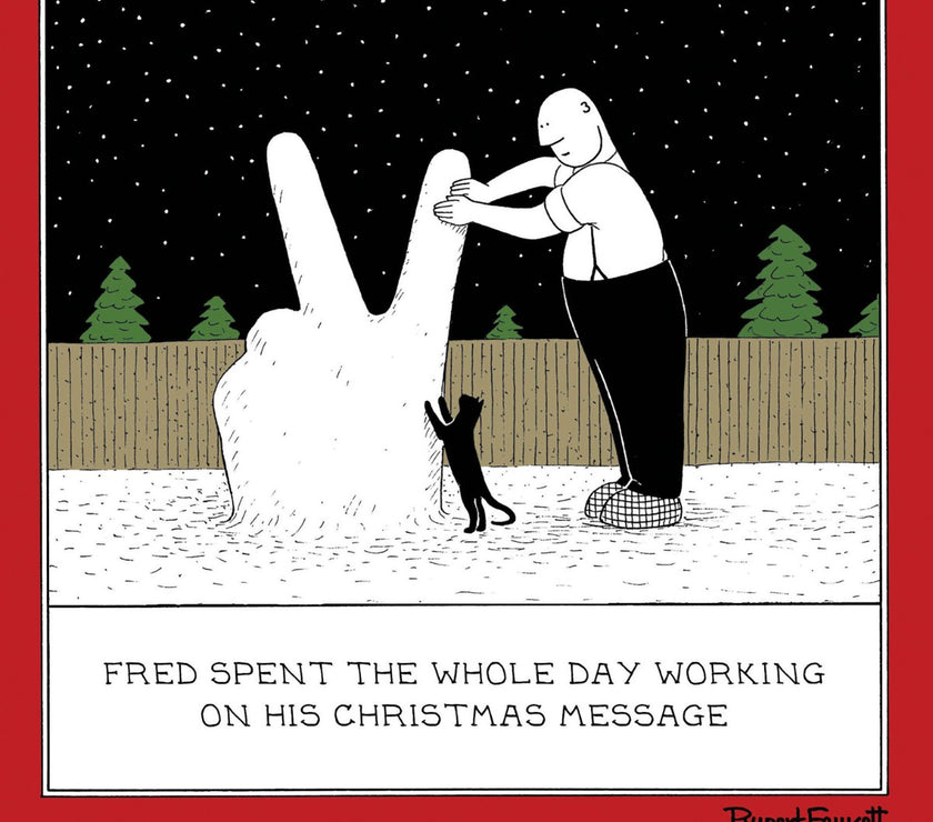Fred Xmas Message Christmas Card
