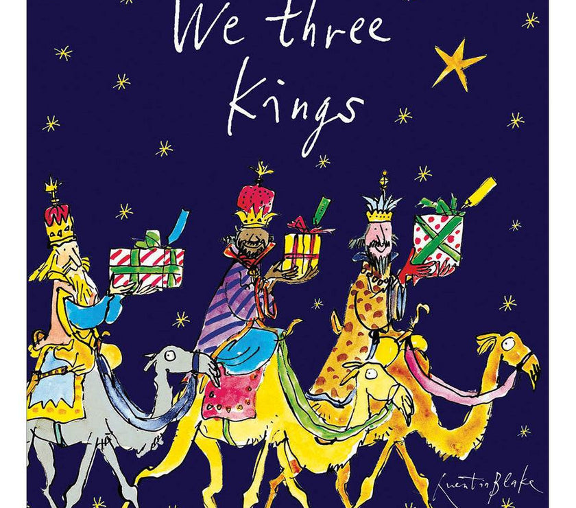 5 Quentin Blake We Three Kings Charity Christmas Cards - House of Cards