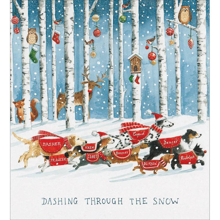 5 Santa's Little Helpers Charity Christmas Cards - House of Cards