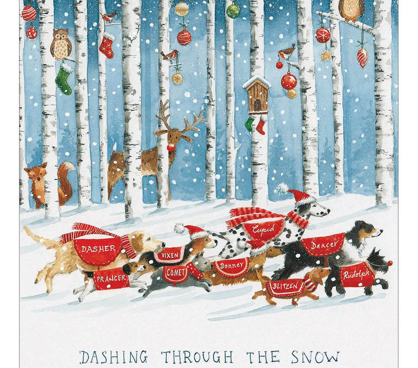 5 Santa's Little Helpers Charity Christmas Cards - House of Cards