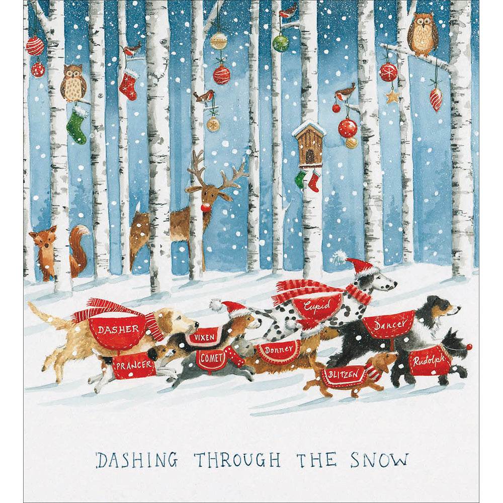 5 Santa's Little Helpers Charity Christmas Cards - House of Cards