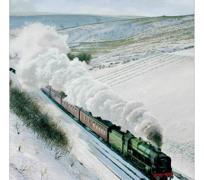 5 Special Delivery Steam Train Christmas Cards - House of Cards