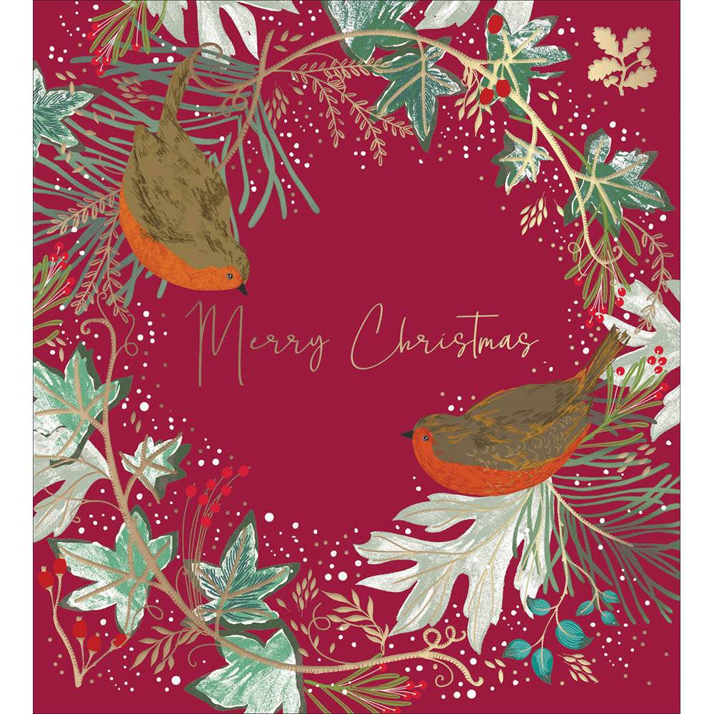 5 National Trust Harmony Wreath Christmas Cards - House of Cards