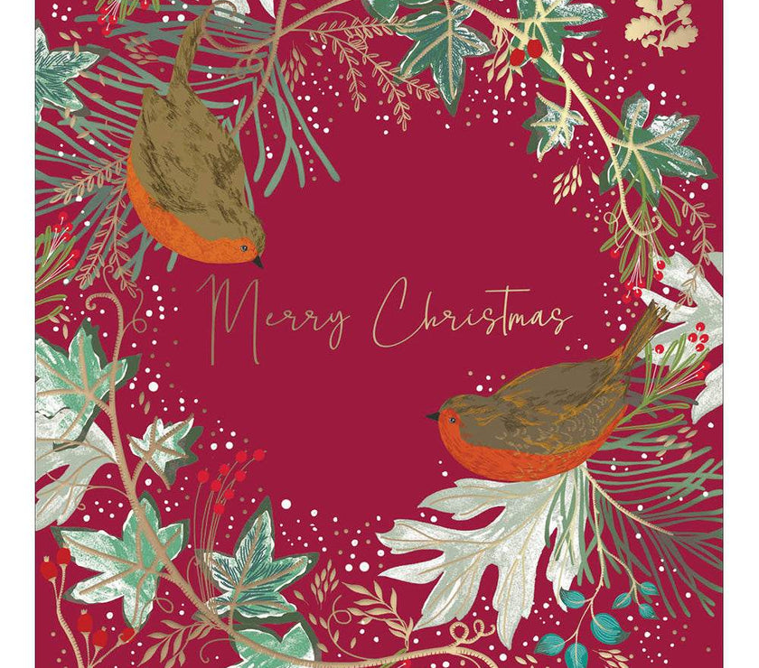 5 National Trust Harmony Wreath Christmas Cards - House of Cards