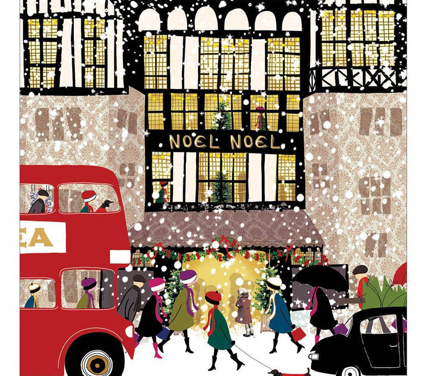 5 Noel Village Charity Christmas Cards - House of Cards