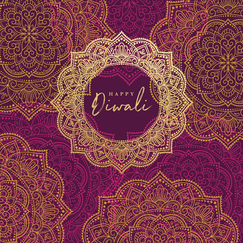 Happy Diwali Greeting Card
