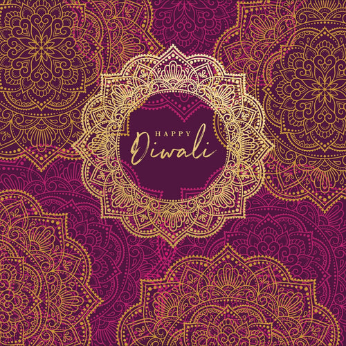 Happy Diwali Greeting Card