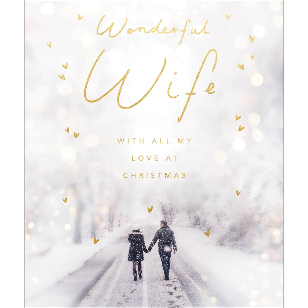 Wonderful Wife At Christmas Card