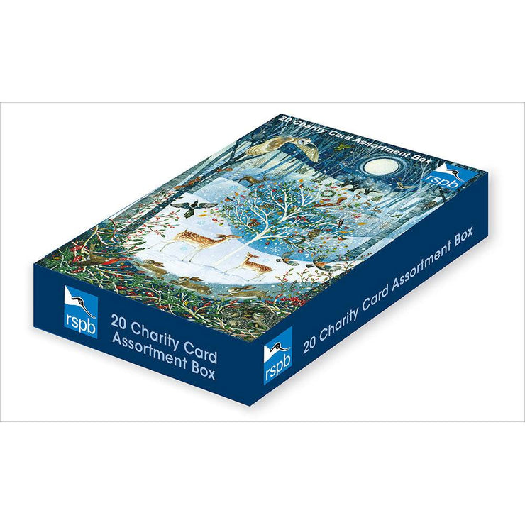 20 RSPB Charity Boxed Christmas Cards - House of Cards