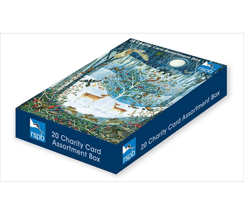 20 RSPB Charity Boxed Christmas Cards - House of Cards